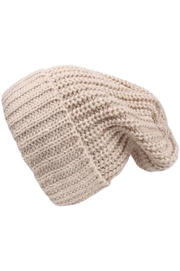 Y2k Crochet Hats for Women Solid Color Beanie Blank Beanies Vintage Handmade Hat Men Girl Wool Winter Cap