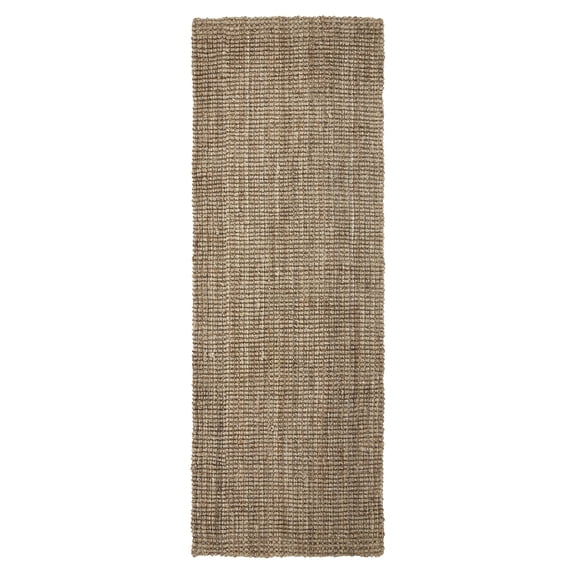 Kula Collection Hand Woven Jute Rug(2'6"X8' Runner)- Natural