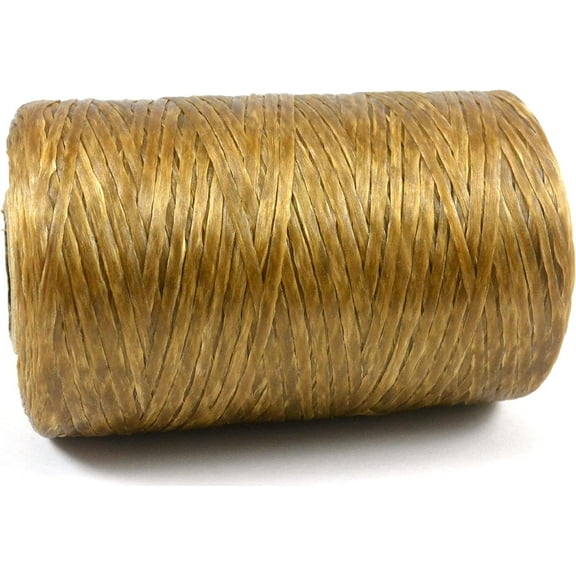Kulay Natural Waxed Flat Poly Sewing Thread, 300 Yards, 5-Ply, 8 Oz