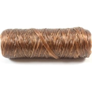 Kulay Brown Bobbin Artificial Deer Sinew Waxed Flat Poly Thread, 20 Yards, 5 Ply, 70 LB Test