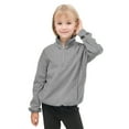 thumbnail image 1 of Girls Clothes Little Girls Hooded Sweatshirt Half Zipper Collar Cropped Hoodies Long Sleeve Fleece Zip Up Pullover Fall Winter Warm Sweatshirts for 5-12 Years Girls, 1 of 7