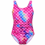 Girls Swimsuit One-piece sleeveless Swimsuit Kids Bathing Suit Summer Swimwear