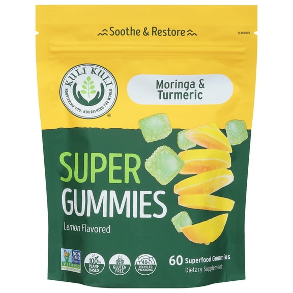 Kuli Kuli Super Gummies Lemon Plant-Based 1 Each