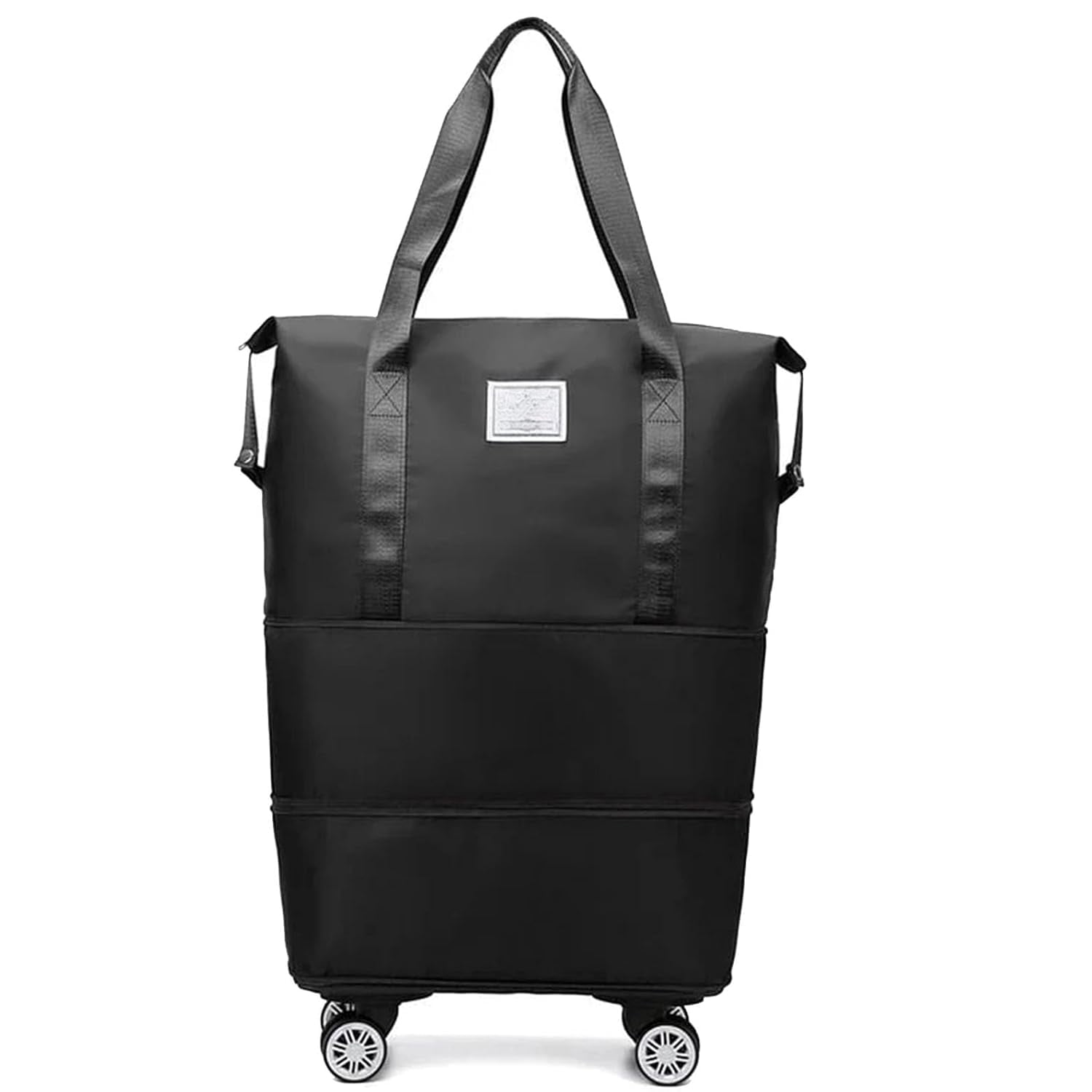 Kulken Travel Bag With Wheels - 2025 New Large Capacity Travel Bag - Universal Wheel Removable black