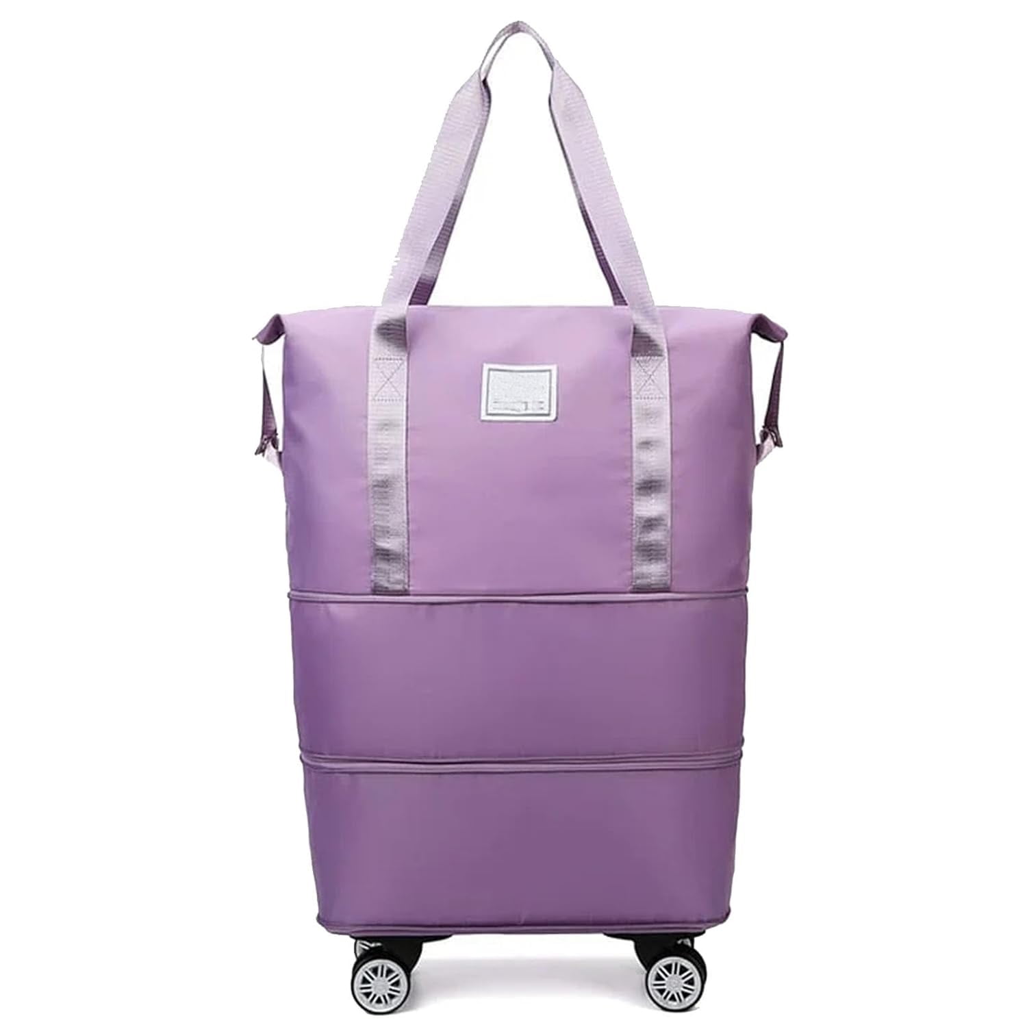 Kulken Travel Bag With Wheels - 2025 New Large Capacity Travel Bag - Universal Wheel Removable purple