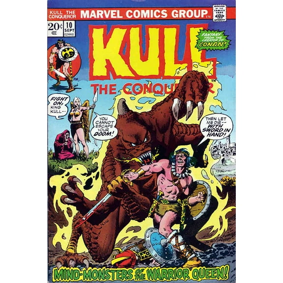 Kull the Conqueror (1st Series) #10 VF ; Marvel Comic Book