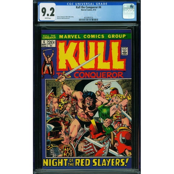 Kull the Conqueror #4 - CGC 9.2 Comic Book