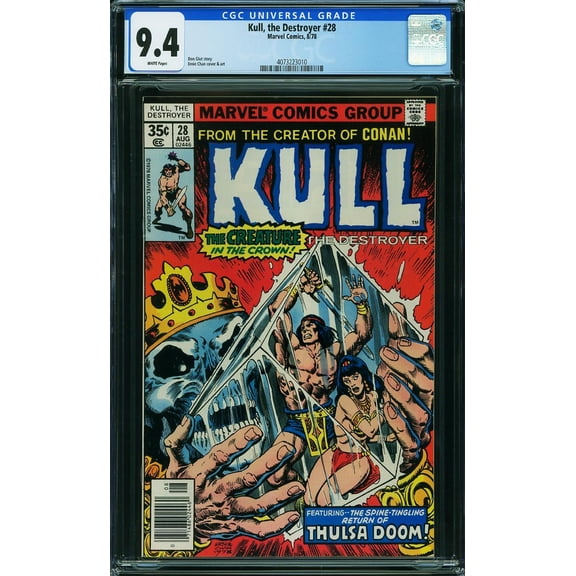 Kull, the Destroyer #28 - CGC 9.4 Comic Book