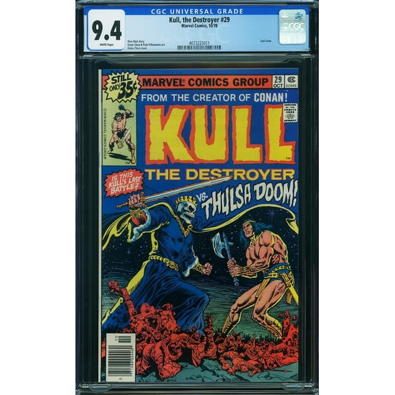 Kull, the Destroyer #29 - CGC 9.4 Comic Book