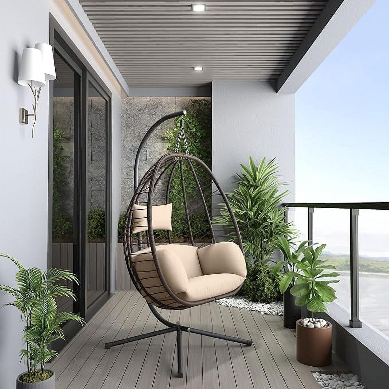 modern outdoor egg chair