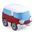 thumbnail image 1 of HABA Toddler Car Toy with Momentum Motor - Kullerbu Red Mini Bus, Push and Go Cars for Kids Ages 2-8, Bus Toys for Ages 2 Years Old and Up, 1 of 7