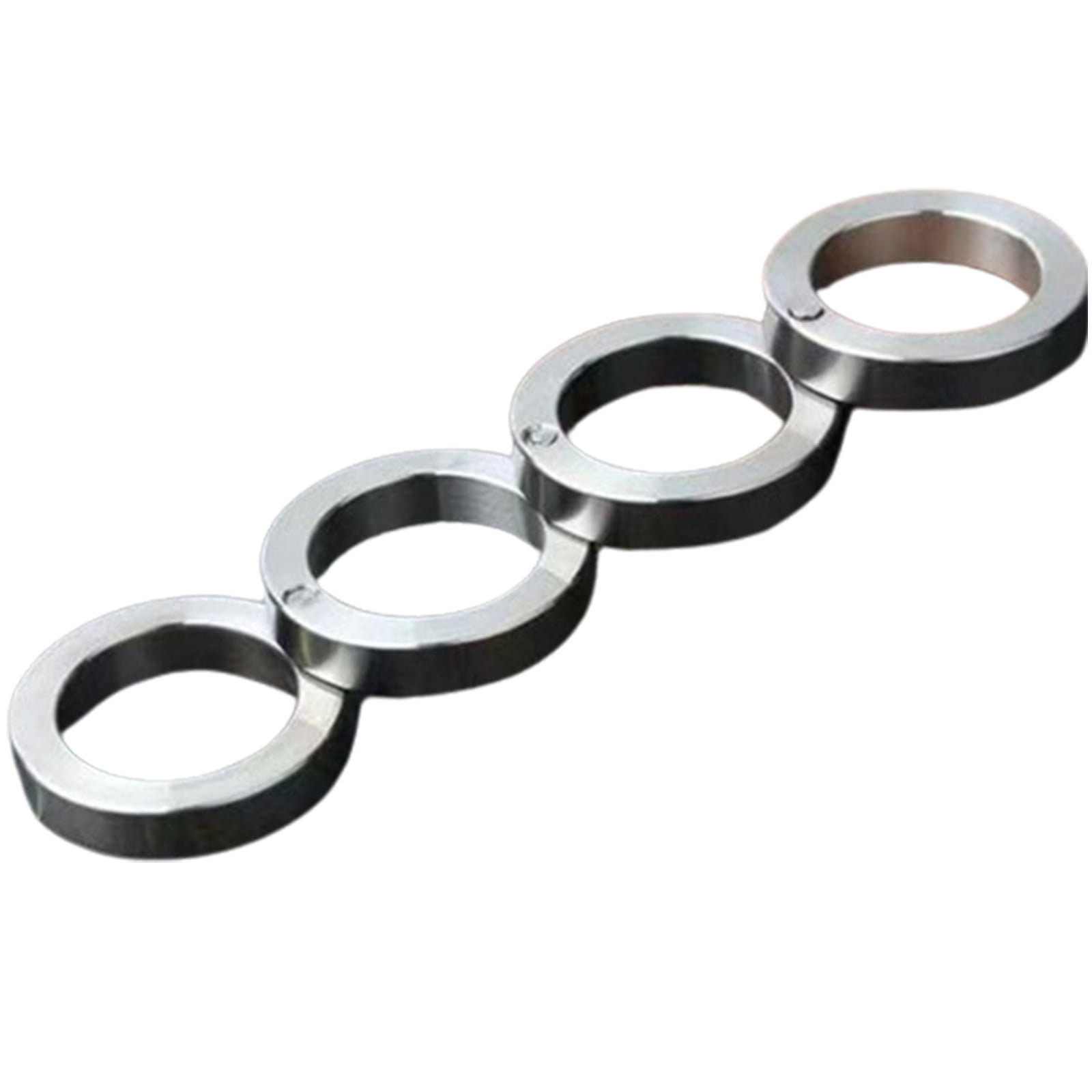 Men's Stainless Steel Ring Set Rotatable Decompression Ring - Temu