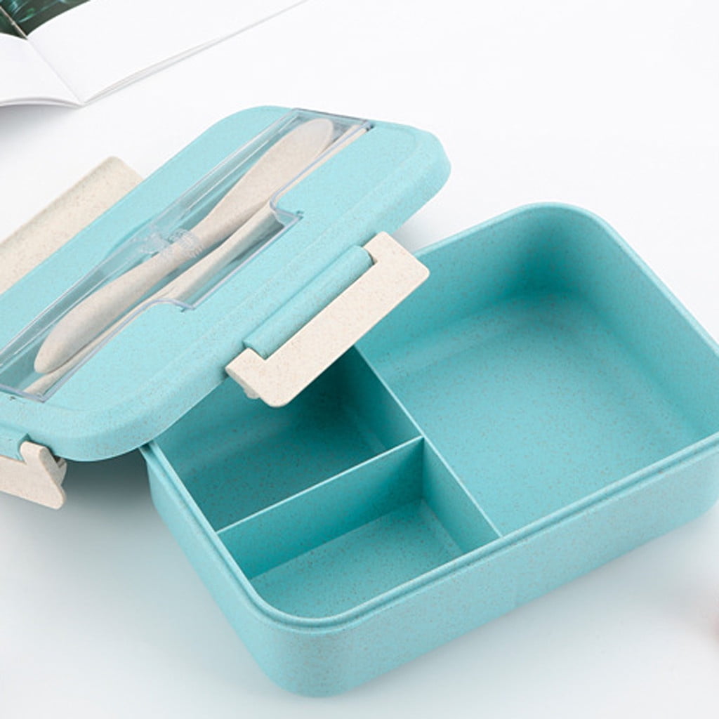 Kuluzego Picnic bento Meal Storage Lunch Box with Cutlery