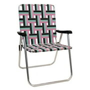 Kuma Aluminum Outdoor Relaxing Soft Touch Fabric and Strong Tubing Vice Backtrack Chair, Multicolor