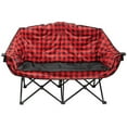 thumbnail image 1 of Kuma Gear Bear Double Camping Chair, 600D Polyester, Red Plaid, 1 of 2