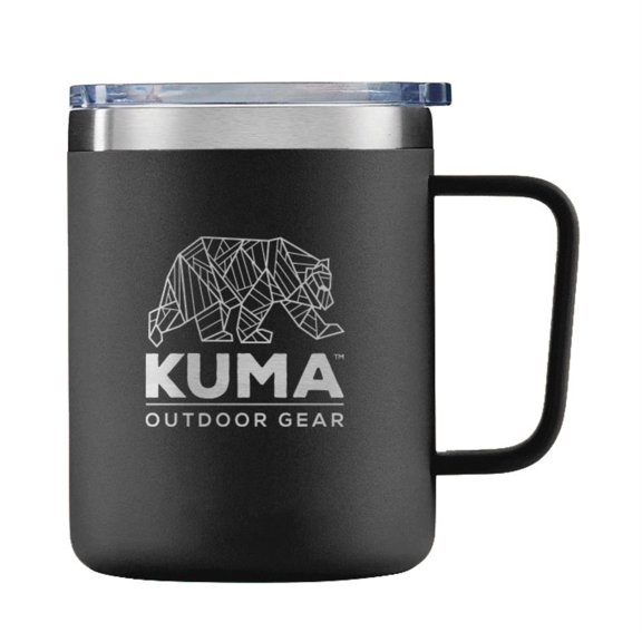Kuma Outdoor Gear  12 oz Travel Mug, Black