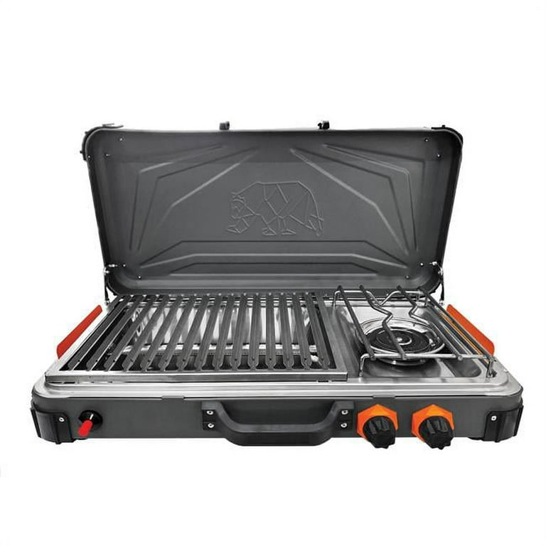 Kuma 871-KM-GBPS-GROR Grill & Burner Propane Stove - Graphite