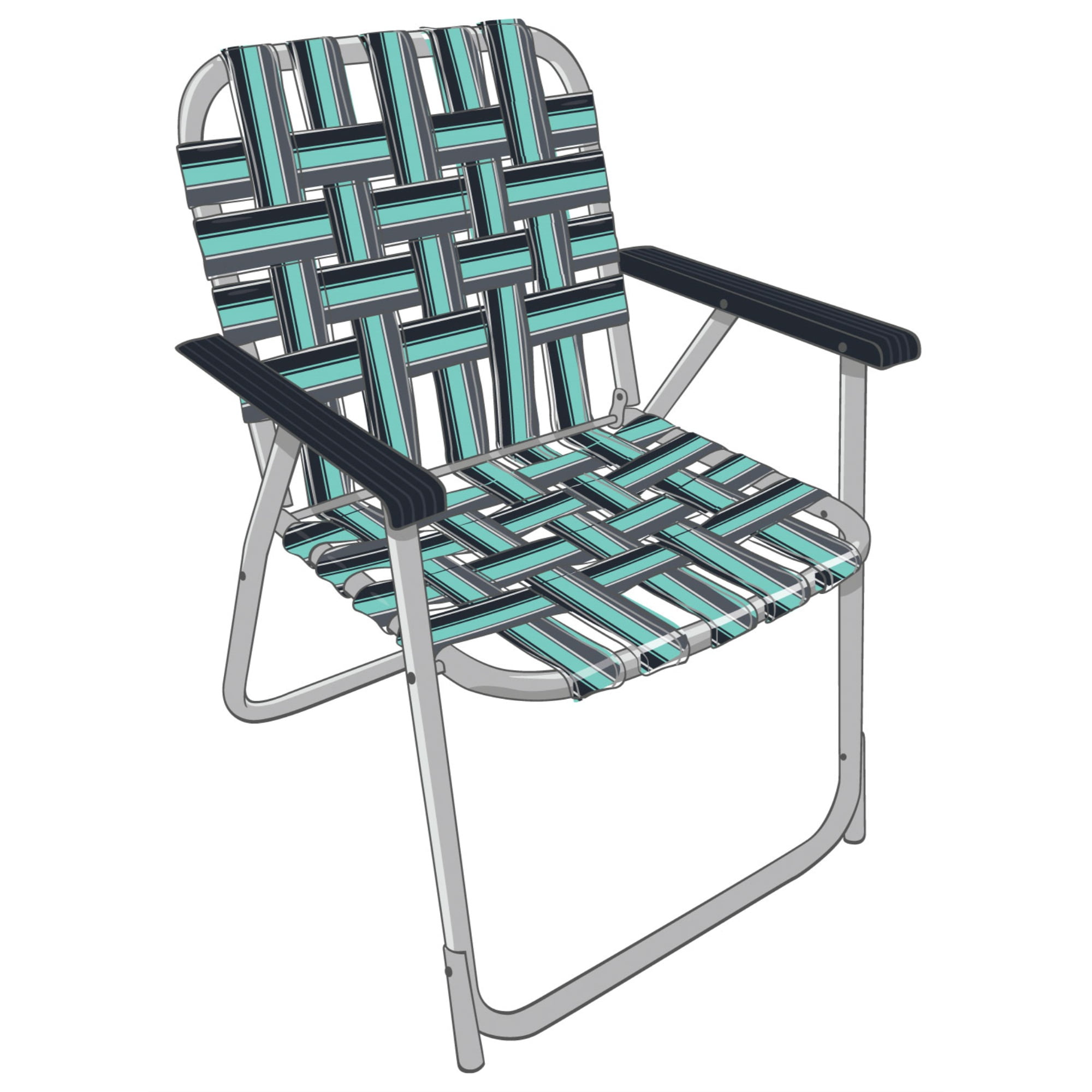 Kuma Outdoor Gear Backtrack Fezz Chair, Navy & Mint