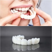 Kumamart Adjustable Temporary Smile Decorations, 2 Pairs Upper & Lower Beauty Covers for Beautiful Confident Smile