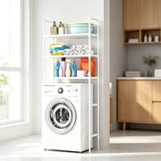 Kumamart Freestanding Over Washer Shelf 3Tier Vertical Laundry Room Storage Organizer 1 Pack