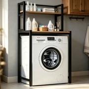 Kumamart Over Washer Storage Unit Multi Layer Laundry Organizer Reinforced Xshaped Support Bar 1 Pack