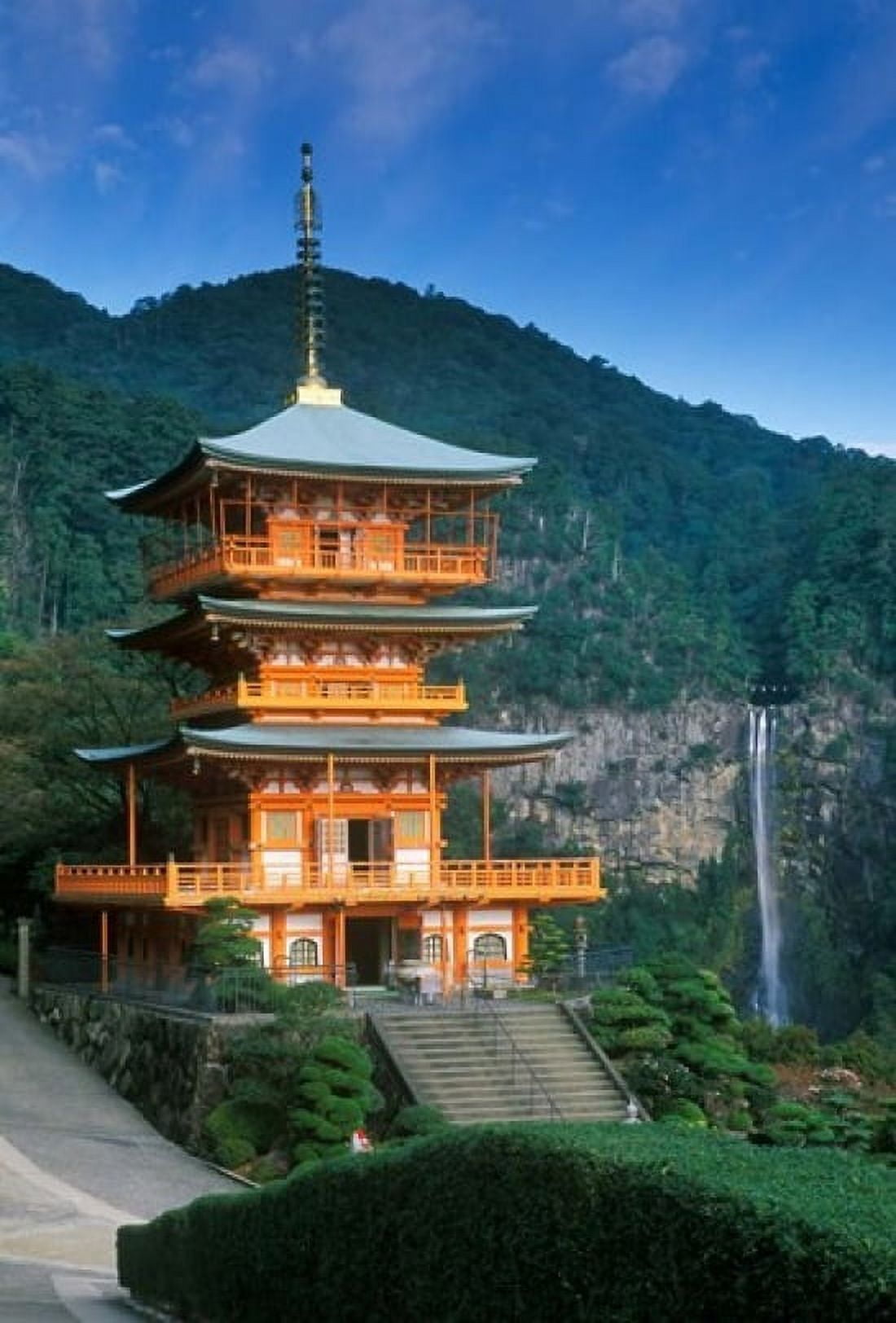 Kumano Nachi Shrine Katsuura Wakayama Japan Canvas Art - Rob Tilley DanitaDelimont (15 x 22)