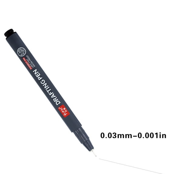 Kumdkd 0.03mm Water-Based Pen Quick Drying, Fine Line Art Tracing Pen, Non-Toxic Drawing Pen for Sketching, Painting, Hand Lettering