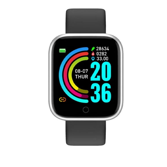 Kumdkd 1.44 Inch Smart Watch for Android iOS - Fitness Tracker with Heart Rate Monitor, IP67 Waterproof Activity Watch for Women Men