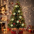 thumbnail image 1 of Kumdkd 1-Pack 4.3in Hydrangea Glow Christmas Balls - LED Lighted Glass Ornaments for Tree & Ceiling Decor, 1 of 6
