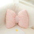 thumbnail image 1 of Kumdkd 1 Pcs Bow Shaped Throw Pillow Bowknot Cushion Bow Lumbar Pillow Home Decorative Throw Pillows for Bed Couch Living Room Decor, 1 of 6