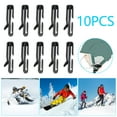 thumbnail image 1 of Kumdkd 10 Pack Ski Mask Helmet Clips, ABS Plastic Mask Holder Hook for Snowboard Helmet, 1.9 in Helmet Attachment for Goggle Strap & Balaclava, 1 of 8