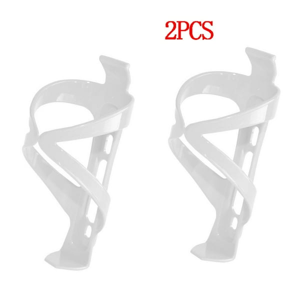 Kumdkd 2 Pack Bike Water Bottle Cages - Universal Bicycle Holder for Road & Mountain Bikes | Lightweight Polycarbonate Cycling Accessories (Black/Red/Yellow/White)