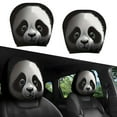 thumbnail image 1 of Kumdkd 2-Pack Funny Car Print Headrest Covers, Universal Stretchy Mesh Car Headrest Protectors (10x11 Inch) for Most Vehicles, Novelty Car Accessories Gift, 1 of 3