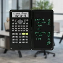 Kumdkd 2-in-1 Handwriting Calculator – Scientific Calculator with 240 Functions & LCD Writing Tablet – Exam-Approved for Students, Engineers & Accountants (Black)