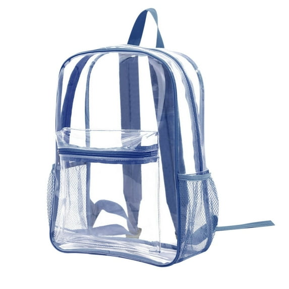 Kumdkd 2025 Clear Stadium Backpack - NFL Approved Transparent Concert Bag | Waterproof Beach Backpack for Sports & Festivals