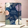 thumbnail image 1 of Kumdkd 2026 English Schedule A5 Monthly Dividers & Holiday Calendar Planner with 12 Monthly Inspirational Quotes, Floral, 1 of 6