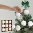 thumbnail image 1 of Kumdkd 3" Christmas Foam Balls - 9pcs Colorful Tree Ornaments for Holiday Parties & Decor, 1 of 6
