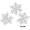 thumbnail image 1 of Kumdkd 3-Pack Shatterproof Snowflake Christmas Decorations - Premium Outdoor/Indoor Hanging Ornaments for Tree, Mantel & Porch Holiday Displays, 1 of 1