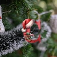 thumbnail image 1 of Kumdkd 3" Personalized Christmas Tree Ornaments - 26 Letters Acrylic Pendant Decorations for DIY, Home & Office (Holiday Gifts, Santa Hat Design), 1 of 6