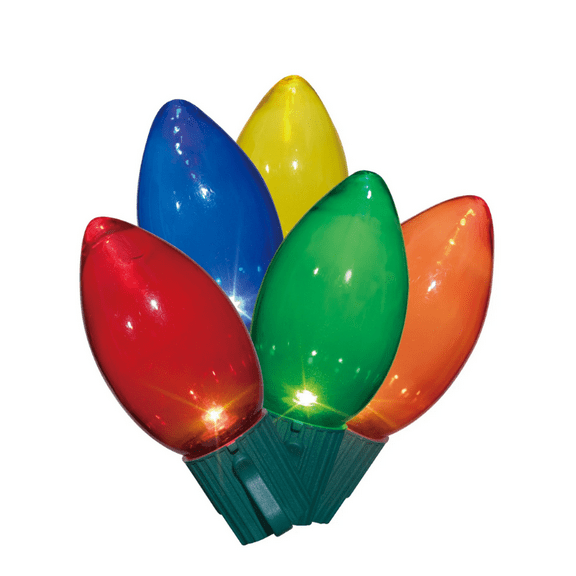 Kumdkd 35 Inch LED Light Up Necklace - 9 Color Changing Bulbs for Christmas Parties, Pet Costumes & Holiday Photos, Battery Operated Wearable Decor (Multicolor)