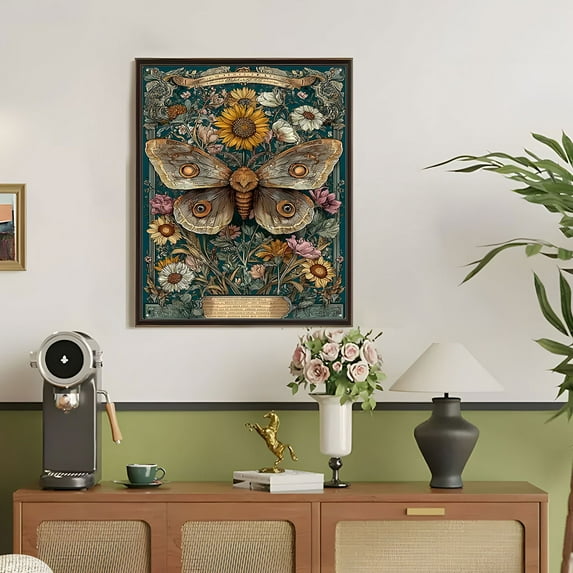 Kumdkd 3D Wrought Iron Wall Art - 11.8x7.87inch Vintage Metal Sheet Decor for Living Room/Bedroom, Waterproof & Rustproof Hanging Artwork (Easy Install No Tools)