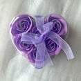 thumbnail image 1 of Kumdkd 6 Heart-shaped Purple Artificial Rose Heart-Shaped Box Set, Romantic Valentine's Day Gift with Sheer Ribbon, Permanent Fabric Flower Arrangement for Anniversary, Birthday, Home Desk Decor, 1 of 1