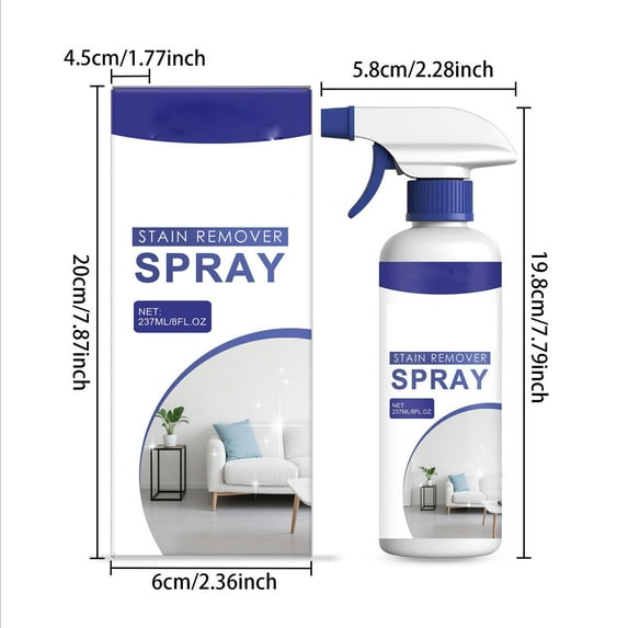 Kumdkd 8oz (237ml) Mold & Mildew Stain Remover Spray – Powerful Wall, Tile & Grout Cleaner for Bathroom, Kitchen & Basement, Fast Acting Formula, Removes Black Mold & Discoloration