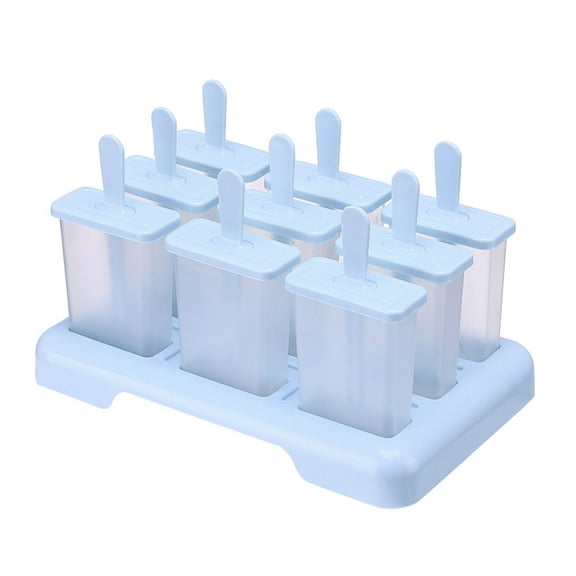 Kumdkd 9-Pack Reusable Popsicle Molds - BPA Free DIY Ice Cream Maker Kit with Leakproof Stems (20oz Capacity)