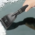 thumbnail image 1 of Kumdkd ABS Car Snow Scraper & Ice Remover - 45掳 Angled Multi-Tool for Windshield/Door Handles | Foam-Grip & Space-Saving Design (Fits Glovebox), 1 of 6