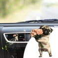 thumbnail image 1 of Kumdkd Acrylic Car Air Freshener Holder Decor - Cute Dog Hanging Ornament for Pet Lovers, 3D Printed Vent Clip Aromatherapy Charm Compatible with Essential Oils, Car Accessories Gifts for Women Men, 1 of 8