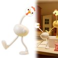 thumbnail image 1 of Kumdkd Adjustable Brightness Chicken Night Light, Flexible Neck Funny Desk Lamp for Kids, USB Rechargeable Mini Nightlight for Bedroom, Christmas Decor, Gift for Boys Girls, 1 of 7