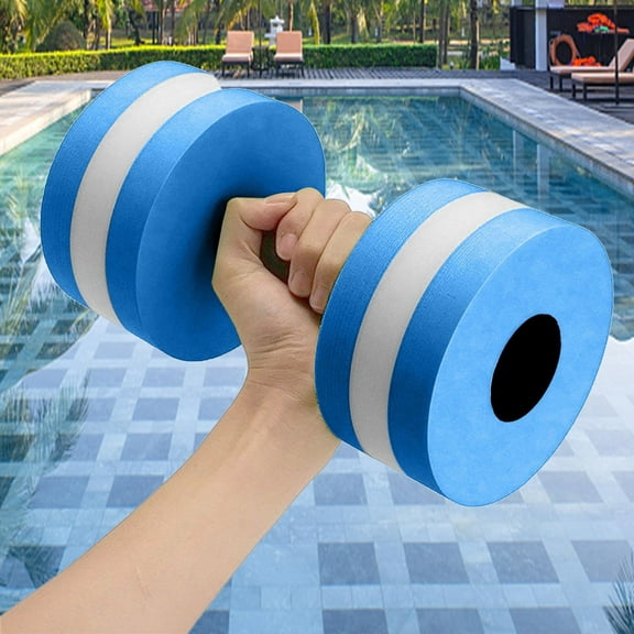 Kumdkd EVA Foam Water Dumbbells for Aqua Fitness - Professional Pool Exercise Equipment with Non-Slip Grip | Water Aerobics Weights for Full Body Workout