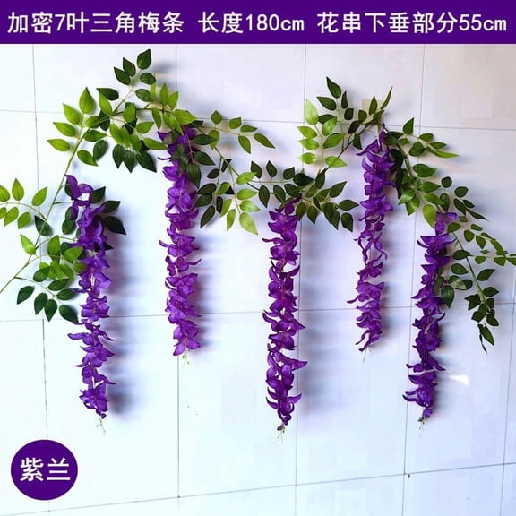 Kumdkd Artificial Flower Hanging Basket, 29.5in Wall Mounted Fake Rose Vines, No Maintenance Home Decor for Living Room, Bedroom, Patio, AC Duct Cover, Indoor Outdoor Plastic Greenery Decor