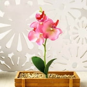 Kumdkd Artificial Silk Orchid Flowers - Elegant 25cm Fake Orchids for Home Decor, Wedding Centerpieces & Table Arrangements 3 Blooms per Stem